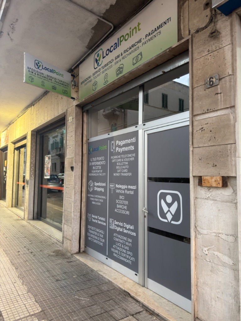 LocalPoint Milazzo - Esterno del negozio